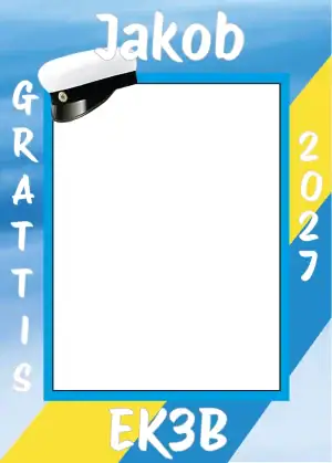 Studentskylt | Studentplakat mall 23 - en klassisk favorit 2027