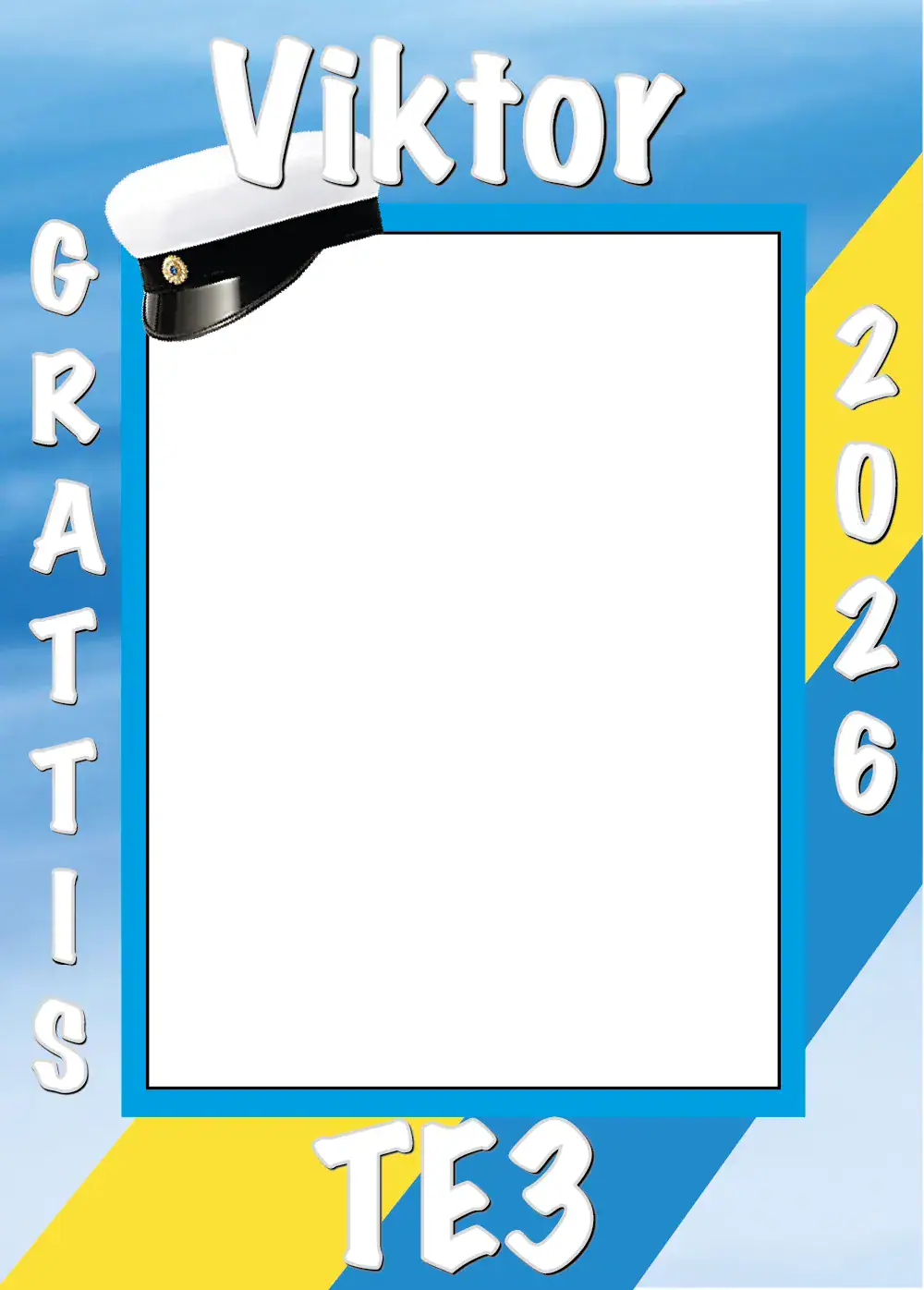 Studentskylt | Studentplakat mall 23 - en klassisk favorit 2026