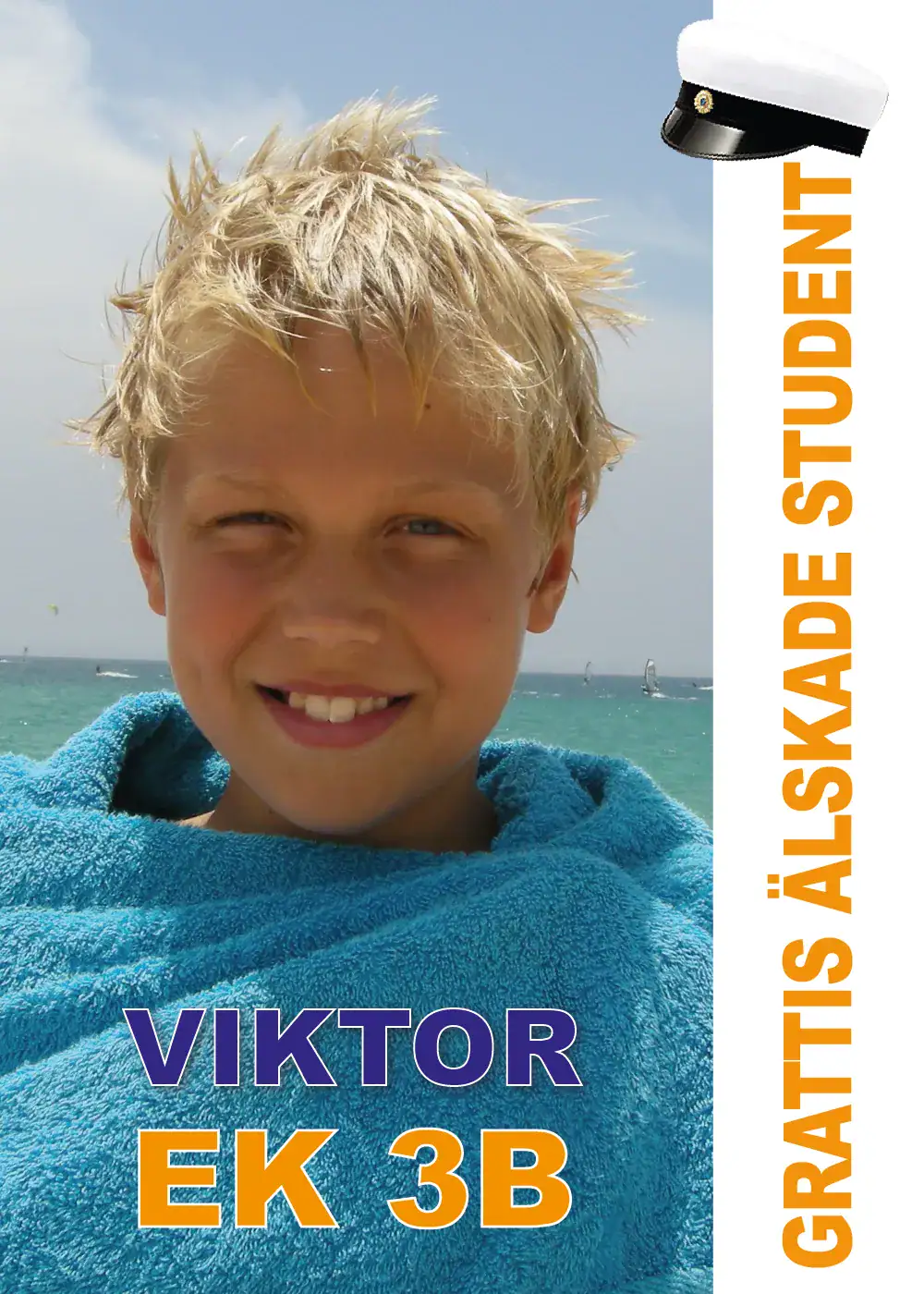 Studentskylt | Studentplakat Mall Orange - 2026